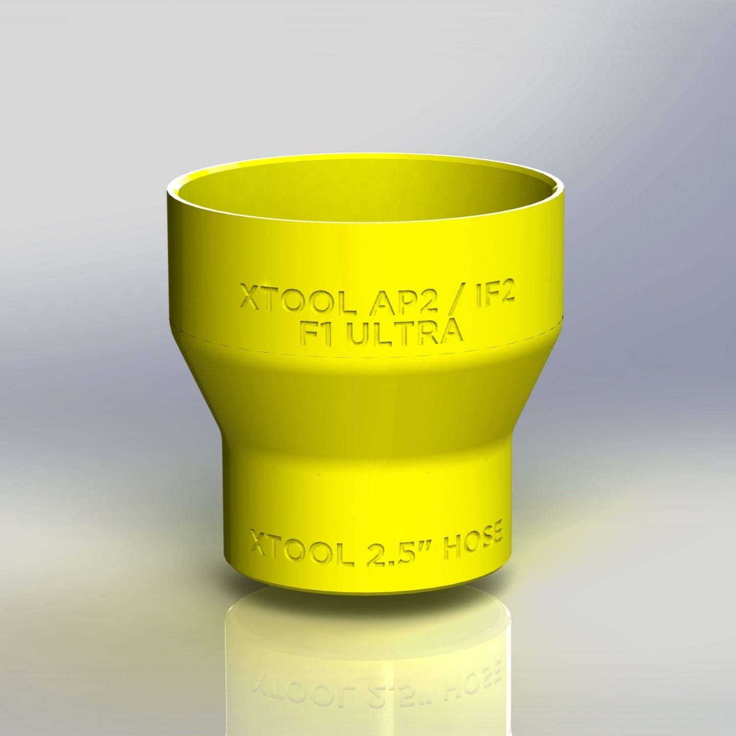 XTool F1 / F2 ULTRA / IF2 / AP2 To F1 (~2.5") Hose Adapter