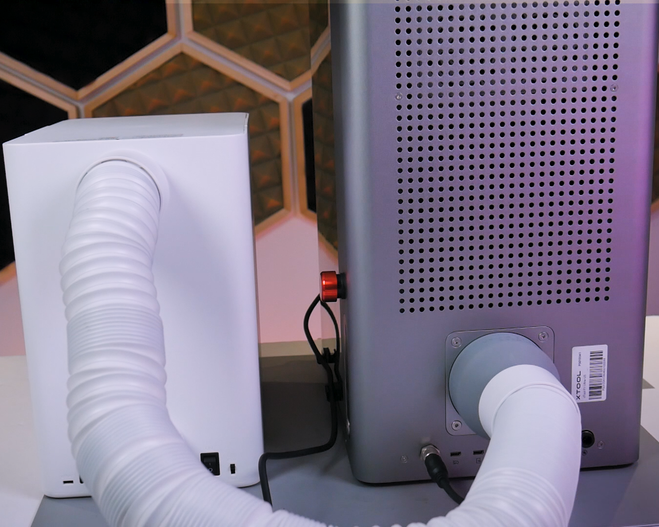 XTool F1 / F2 ULTRA / IF2 / AP2 To F1 (~2.5") Hose Adapter