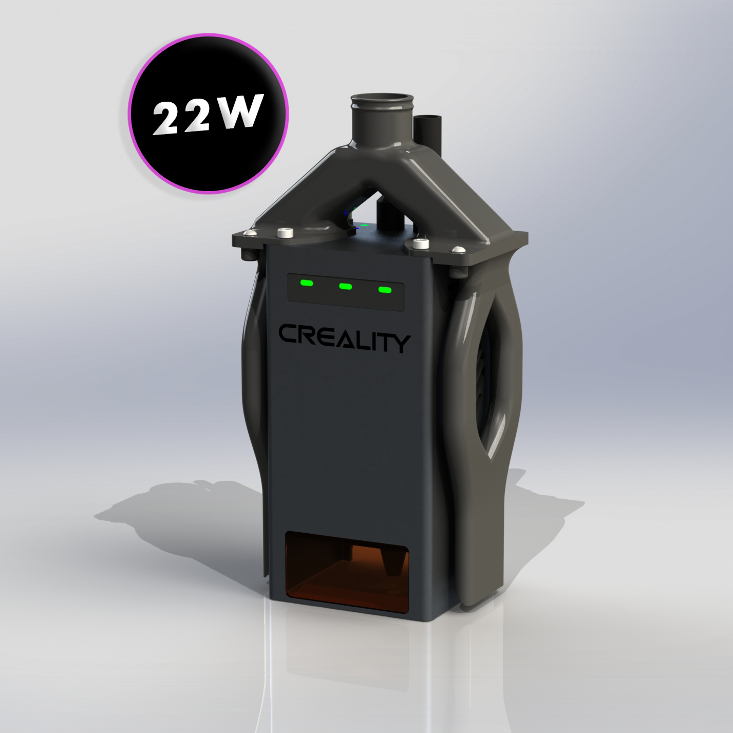 Creality Falcon 2 (22W) Fume Extraction Nozzle – Embrace Making