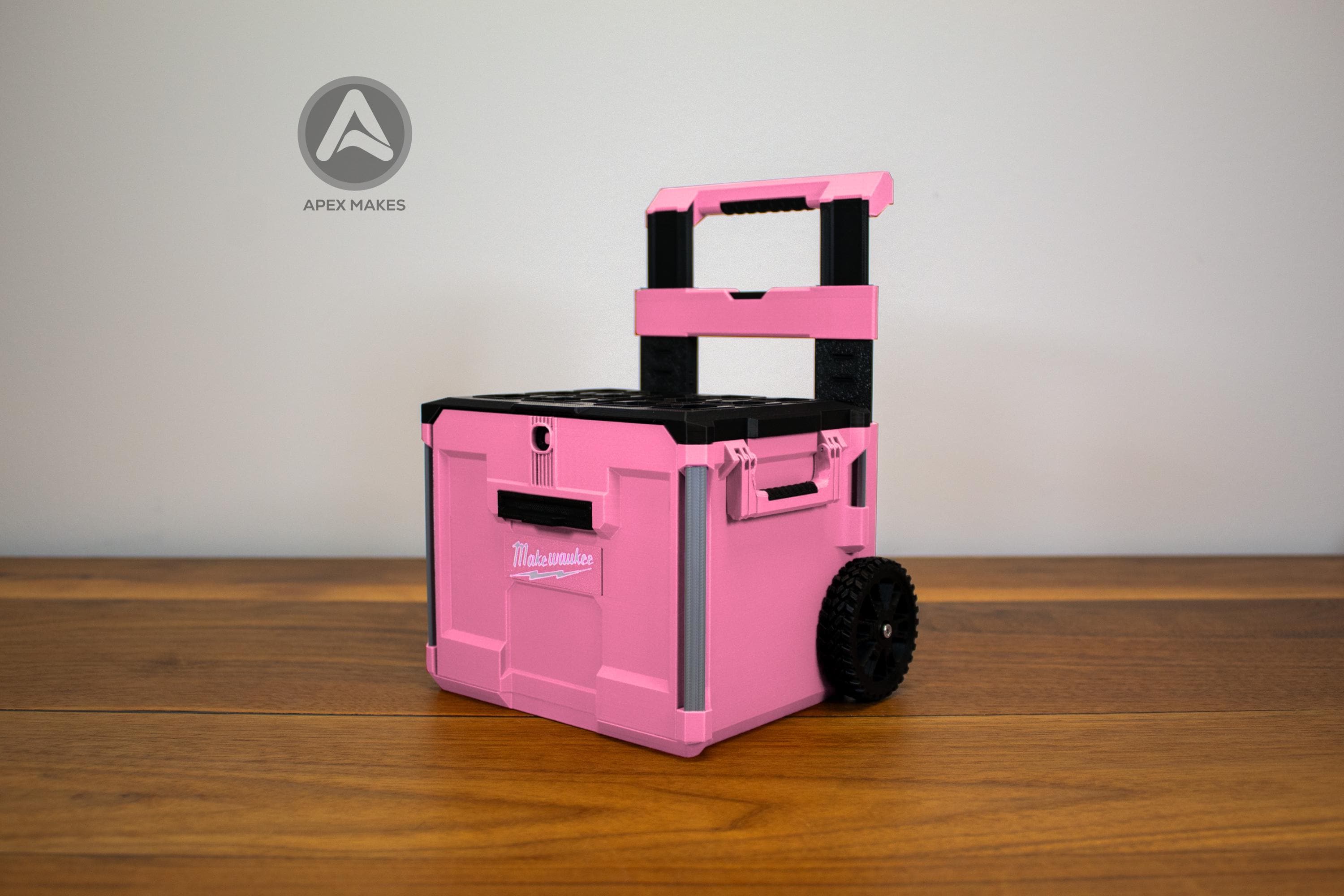 Full Set - Baby Pink Mini Packout Inspired Tool Box (Small, Large, Two Drawer, Rolling Drawer)
