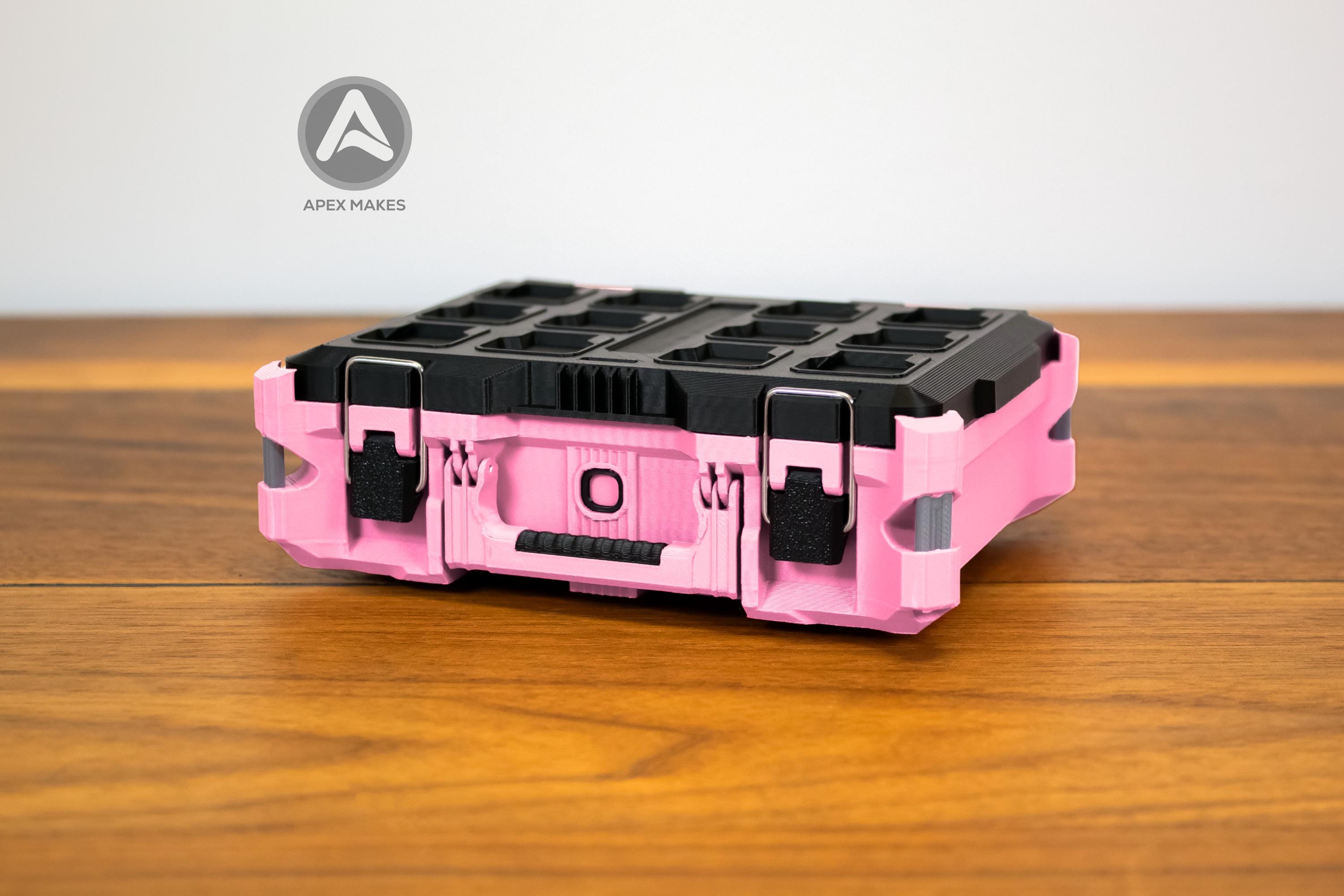 Full Set - Baby Pink Mini Packout Inspired Tool Box (Small, Large, Two Drawer, Rolling Drawer)