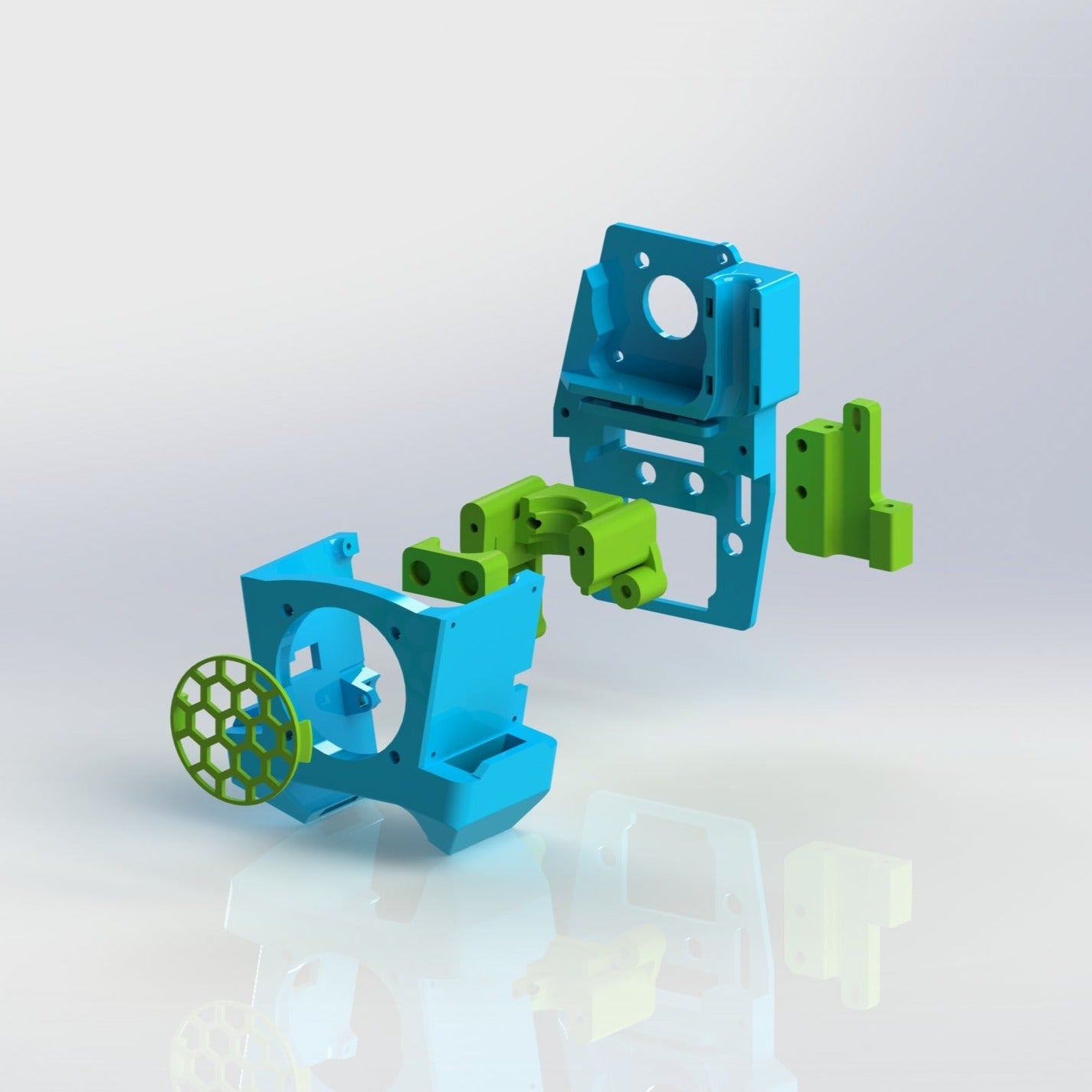 Creality Ender 7 Bondtech LGX Lite + E3D Volcano Hot End Kit