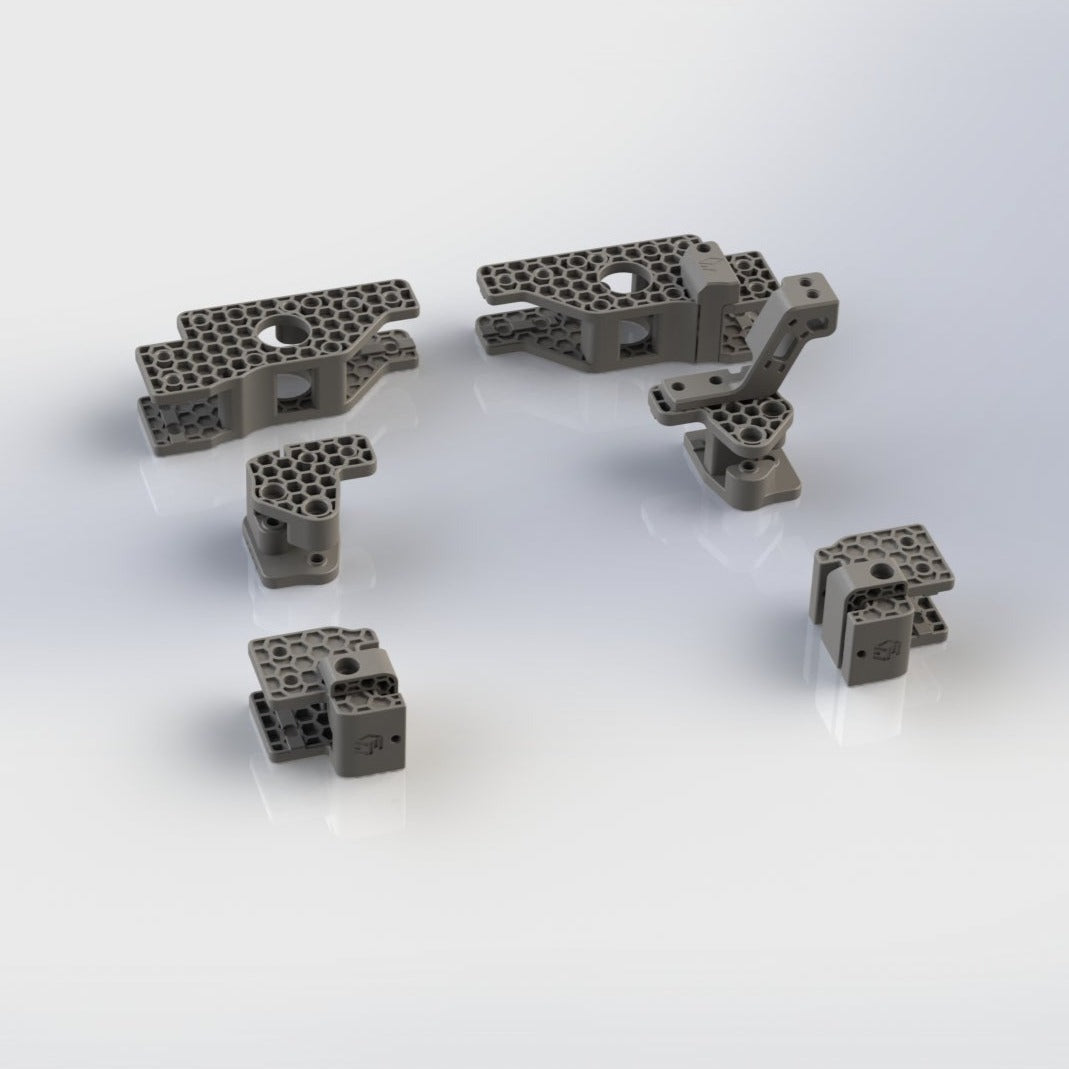 Voron Trident X/Y Axis Functional Multi-Jet Printed Parts