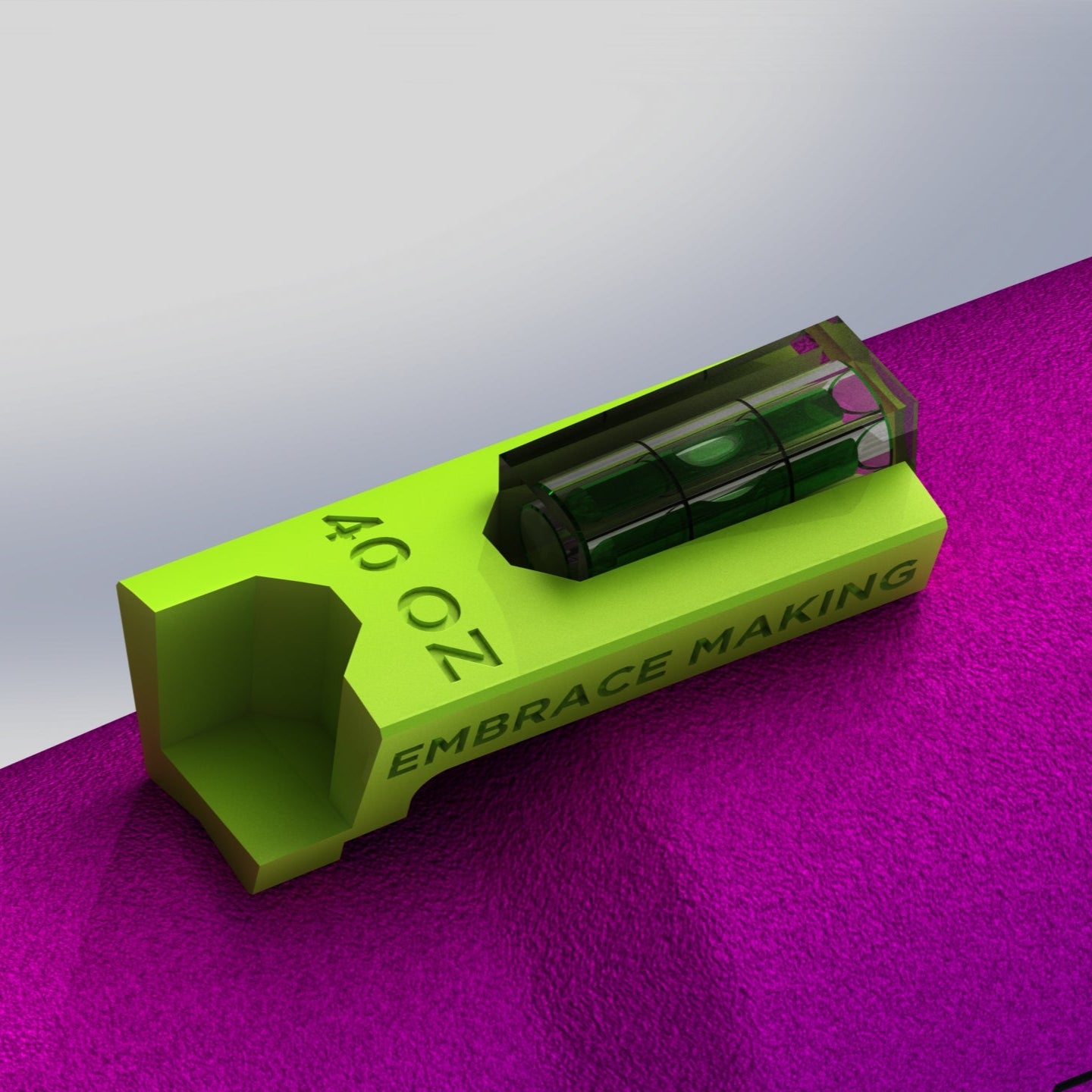 XTool RA2 40oz Full Wrap Bubble Level Holder Tool