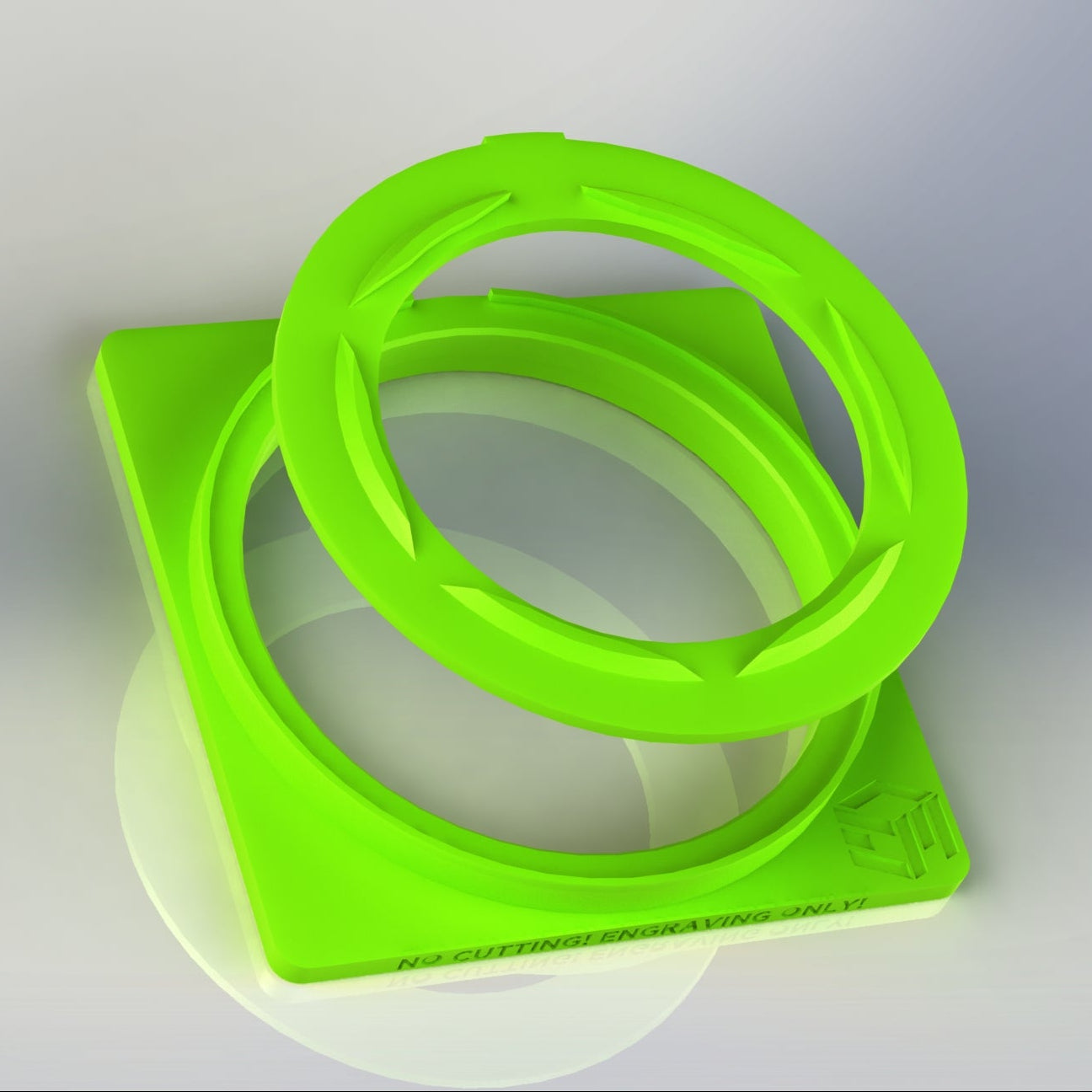 XTool F1 Circle and Hexagon Christmas Ornament Fixture