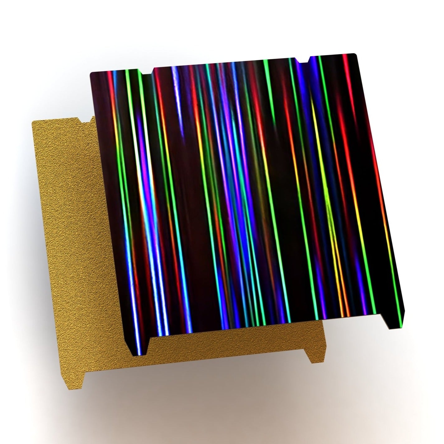 Creality K1, K1C, KE, SE, V3 H1H/PEI (Lightbeam Pattern) Magnetic Flex Build Plate