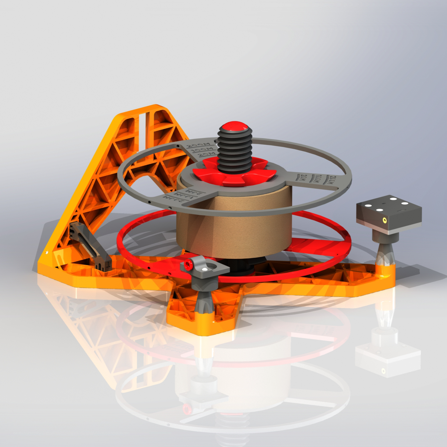 Adjustable 3D Filament Spool Holder – Terrain Genesis