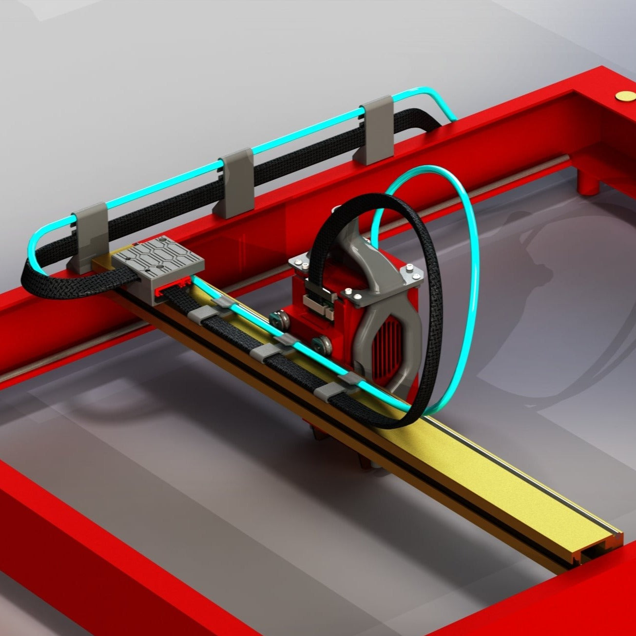 XTool D1 Pro Wire and Hose Management System