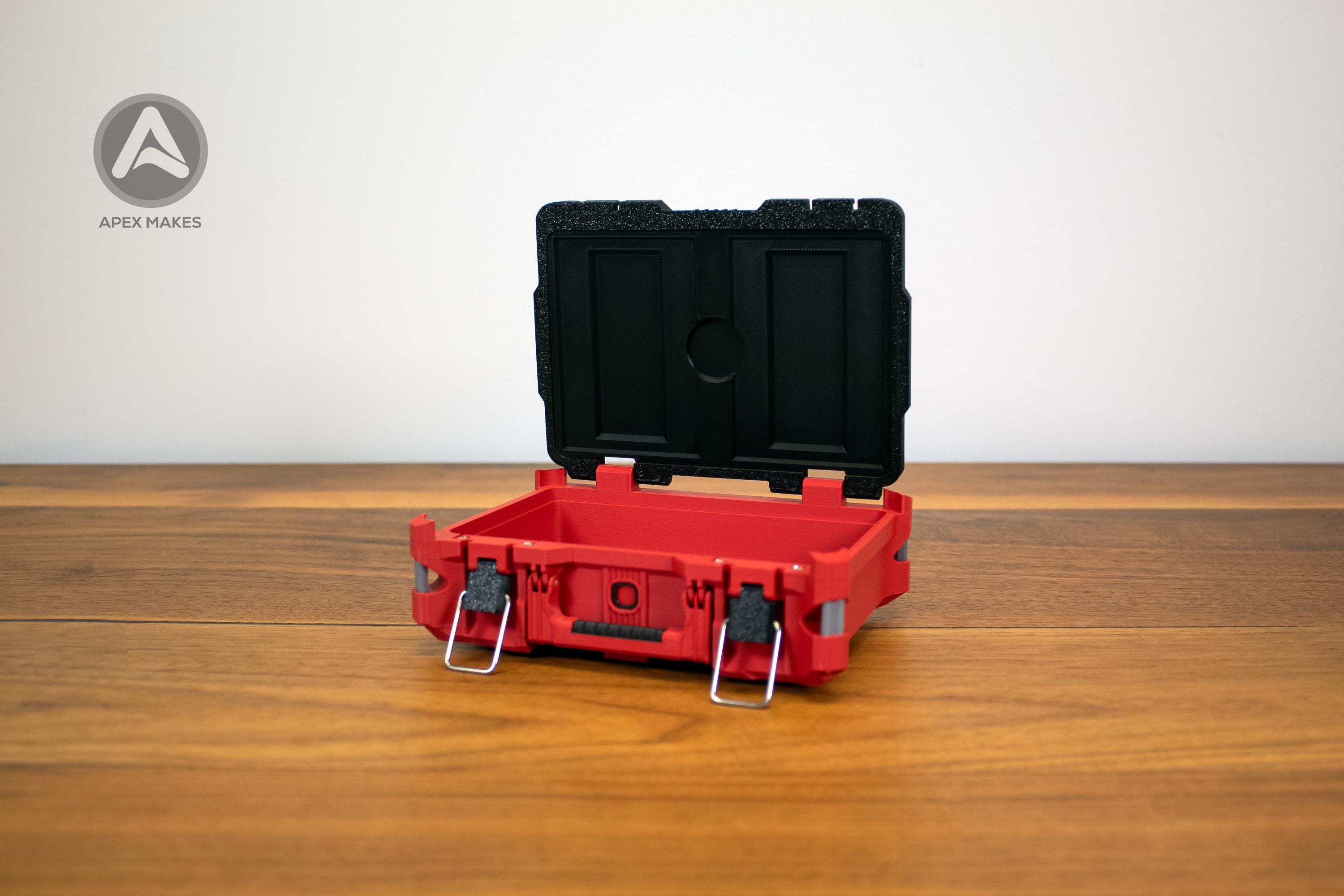 Red Mini Milwaukee Packout Small Tool Box Style Organizer