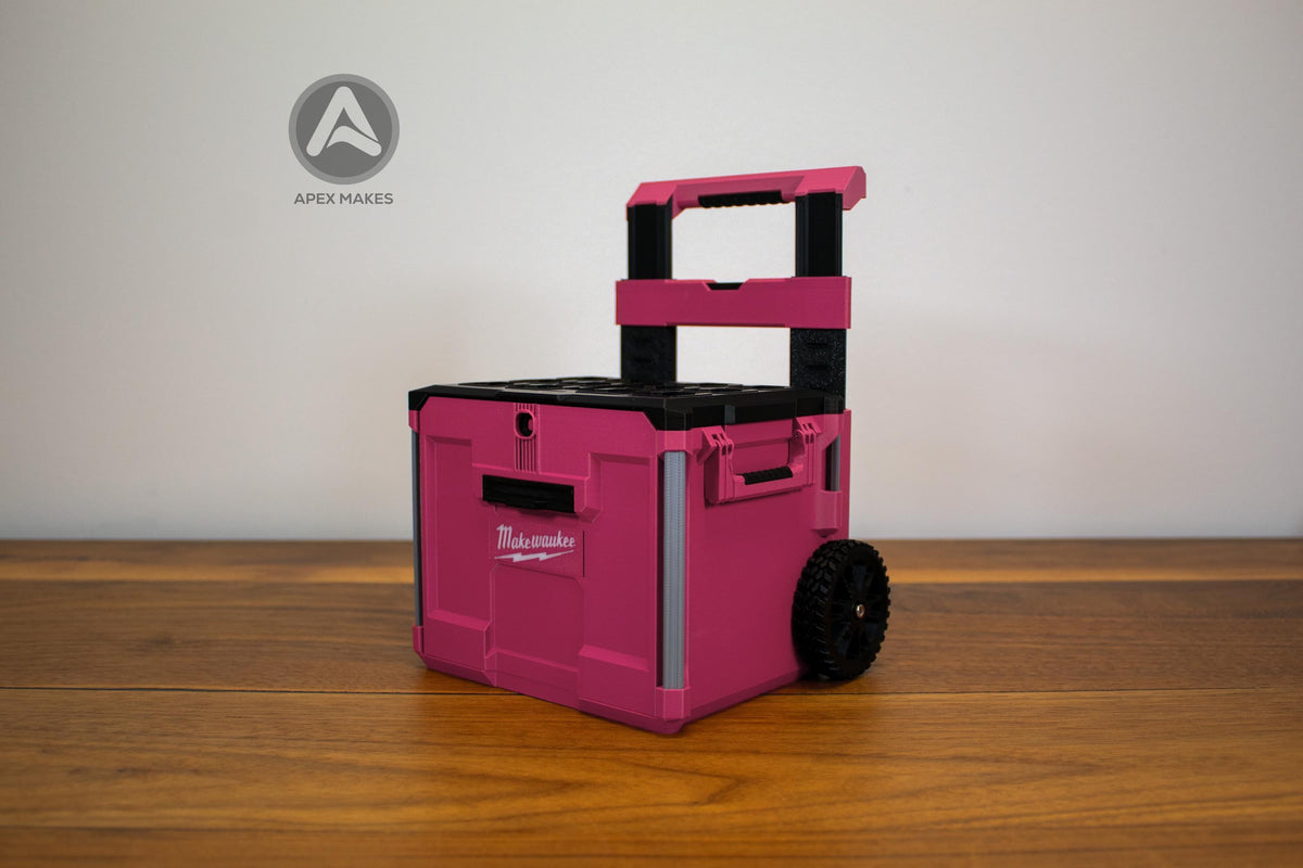 Pink Mini Packout - Rolling Drawer Tool Box Style Organizer | Blue Collar Workers
