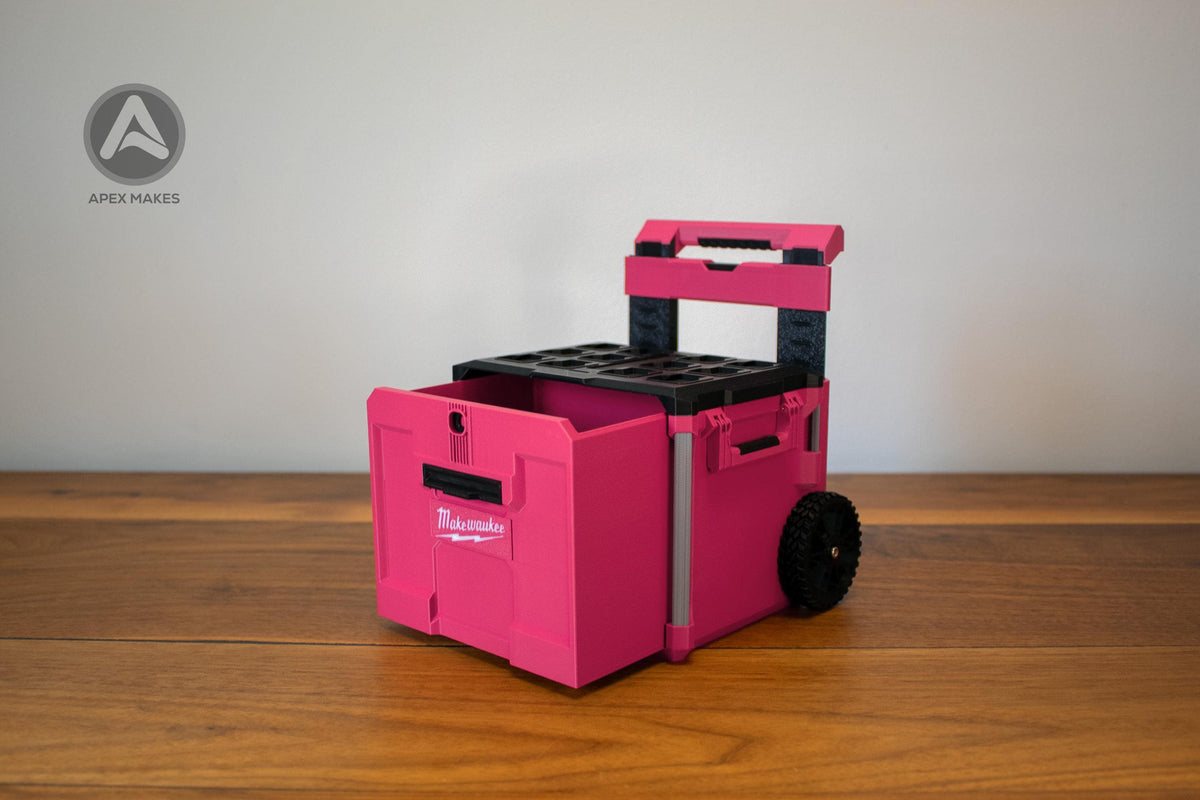Pink Mini Packout - Rolling Drawer Tool Box Style Organizer | Blue Collar Workers