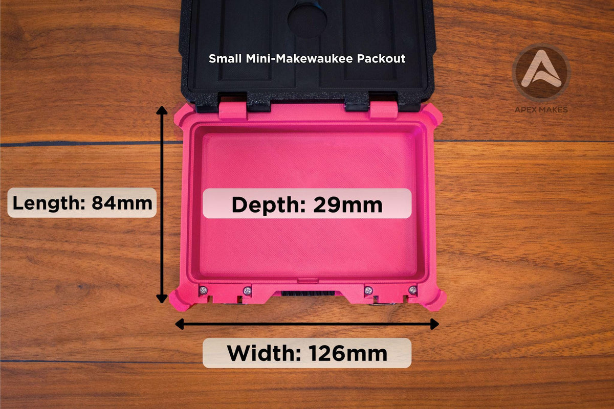 Pink Mini Packout - Small Tool Box Style Organizer | Blue Collar Workers