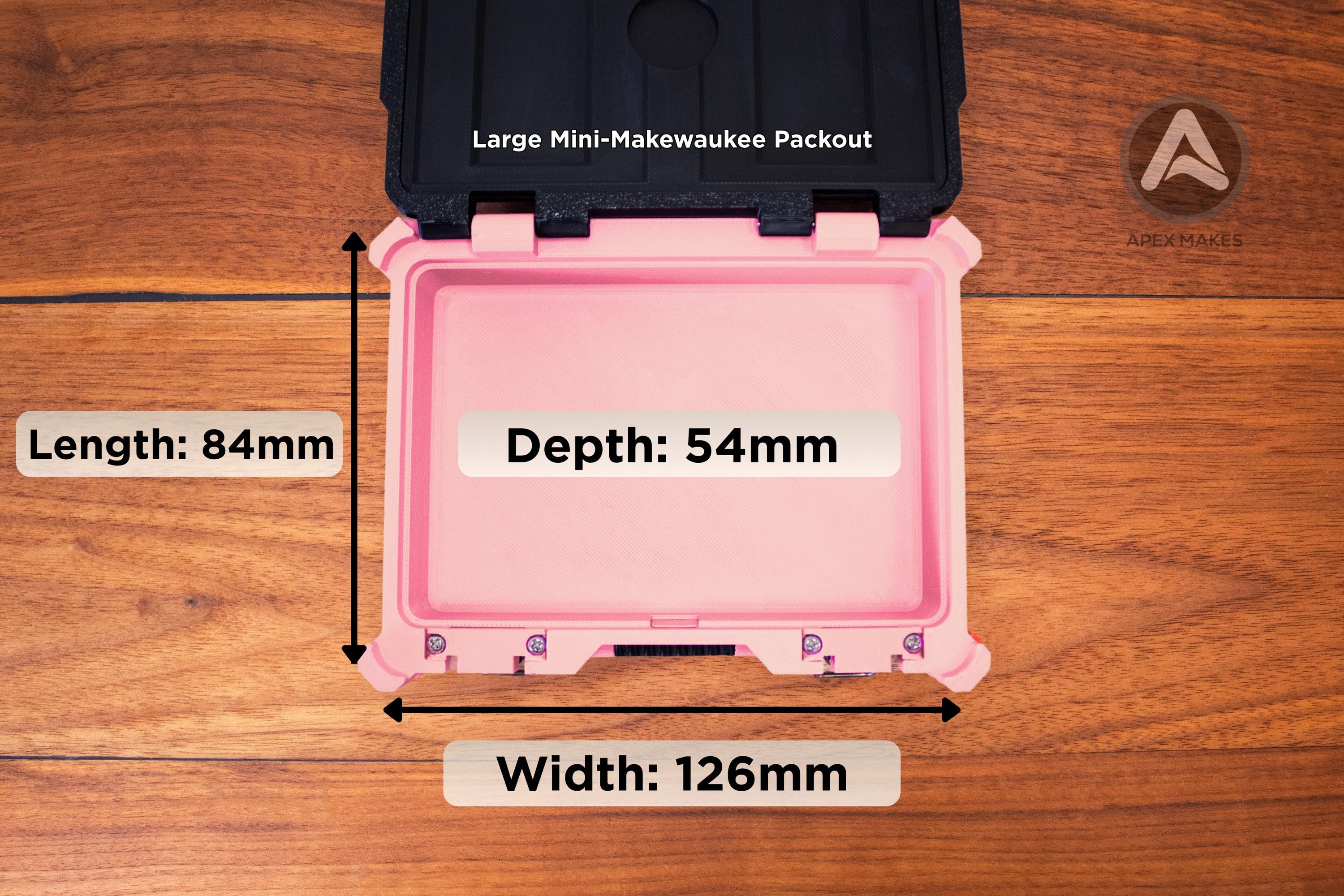 Full Set - Baby Pink Mini Packout Inspired Tool Box (Small, Large, Two Drawer, Rolling Drawer)