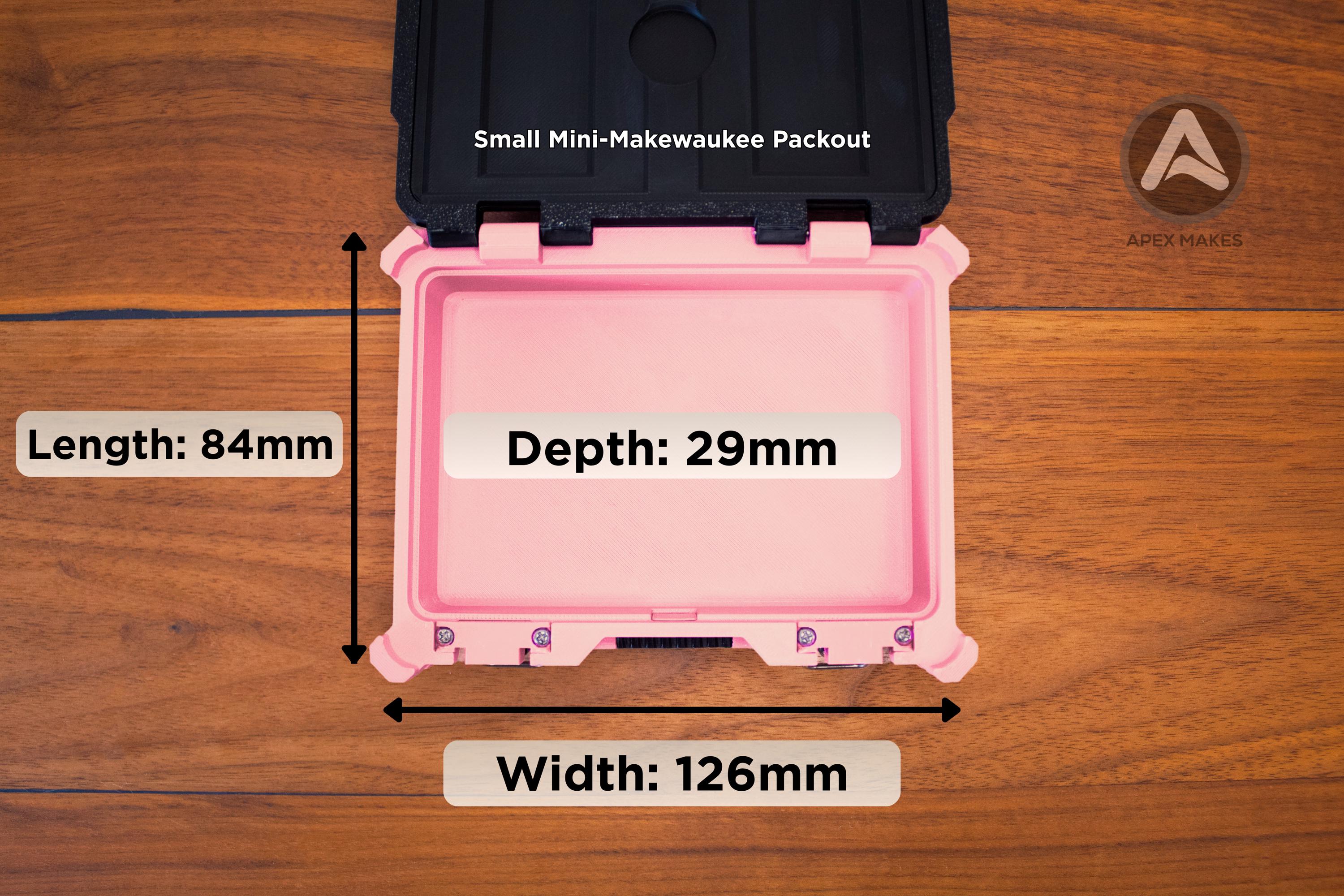 Full Set - Baby Pink Mini Packout Inspired Tool Box (Small, Large, Two Drawer, Rolling Drawer)