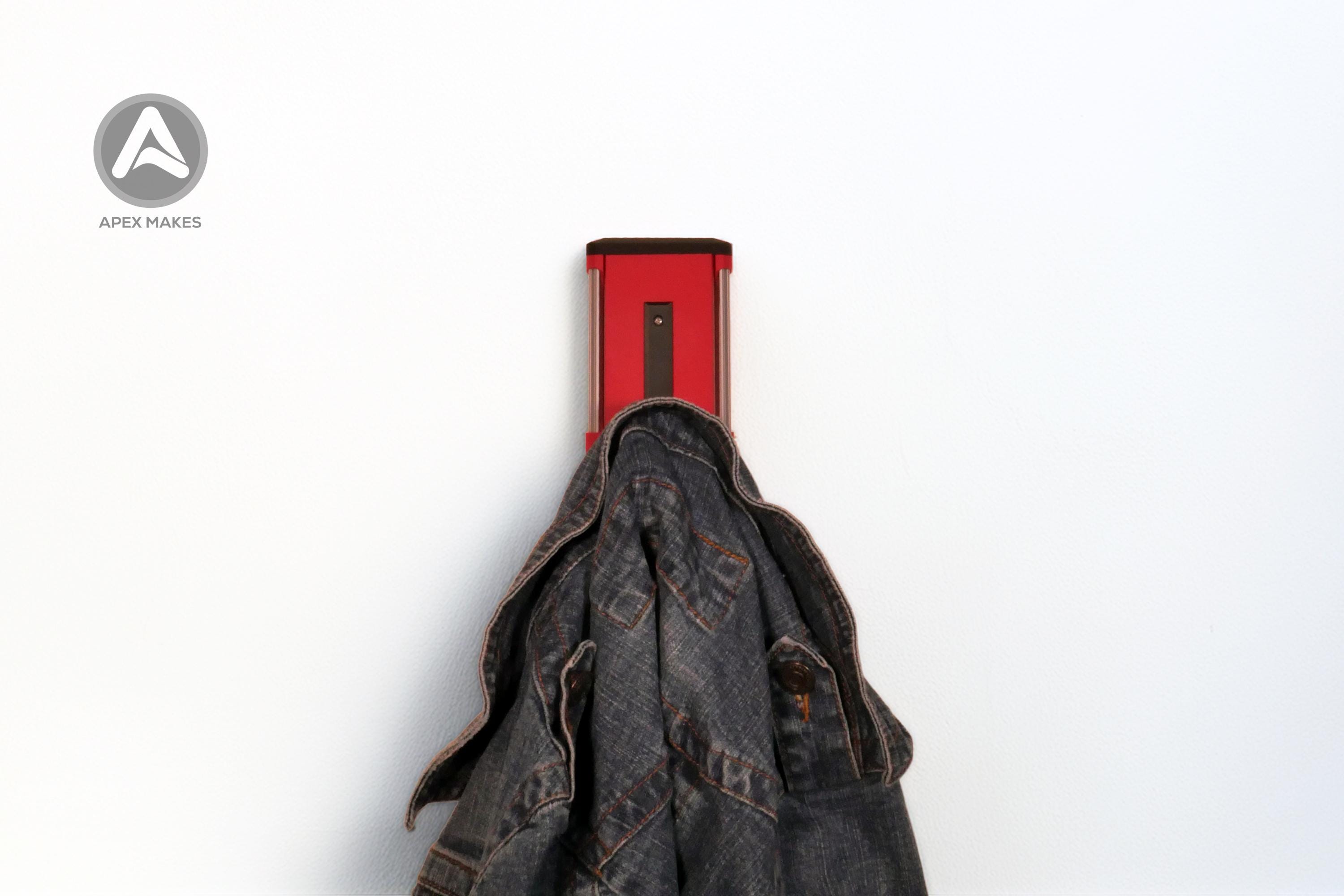 Makewaukee Wall Hook with Secret Rotating Door - Garage Key Holder & Coat Hanger