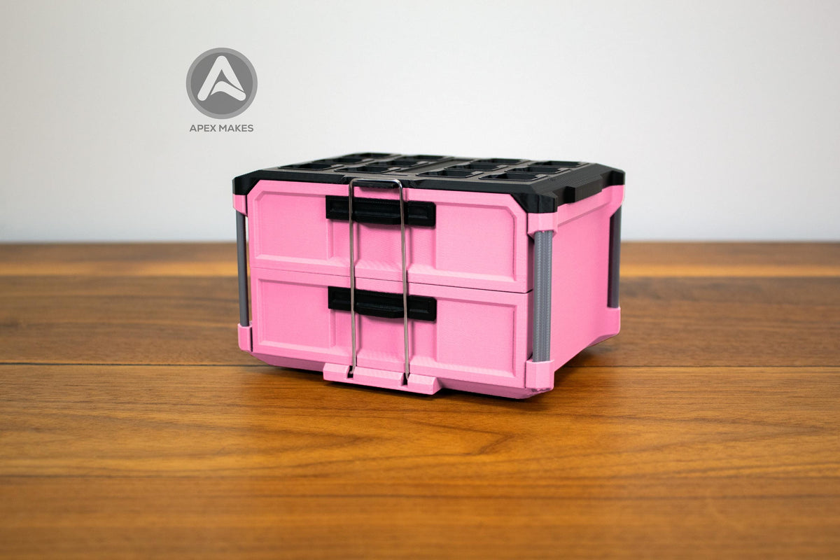 2-Drawer Mini Makewaukee Tool Box | Organizer | Packout Style