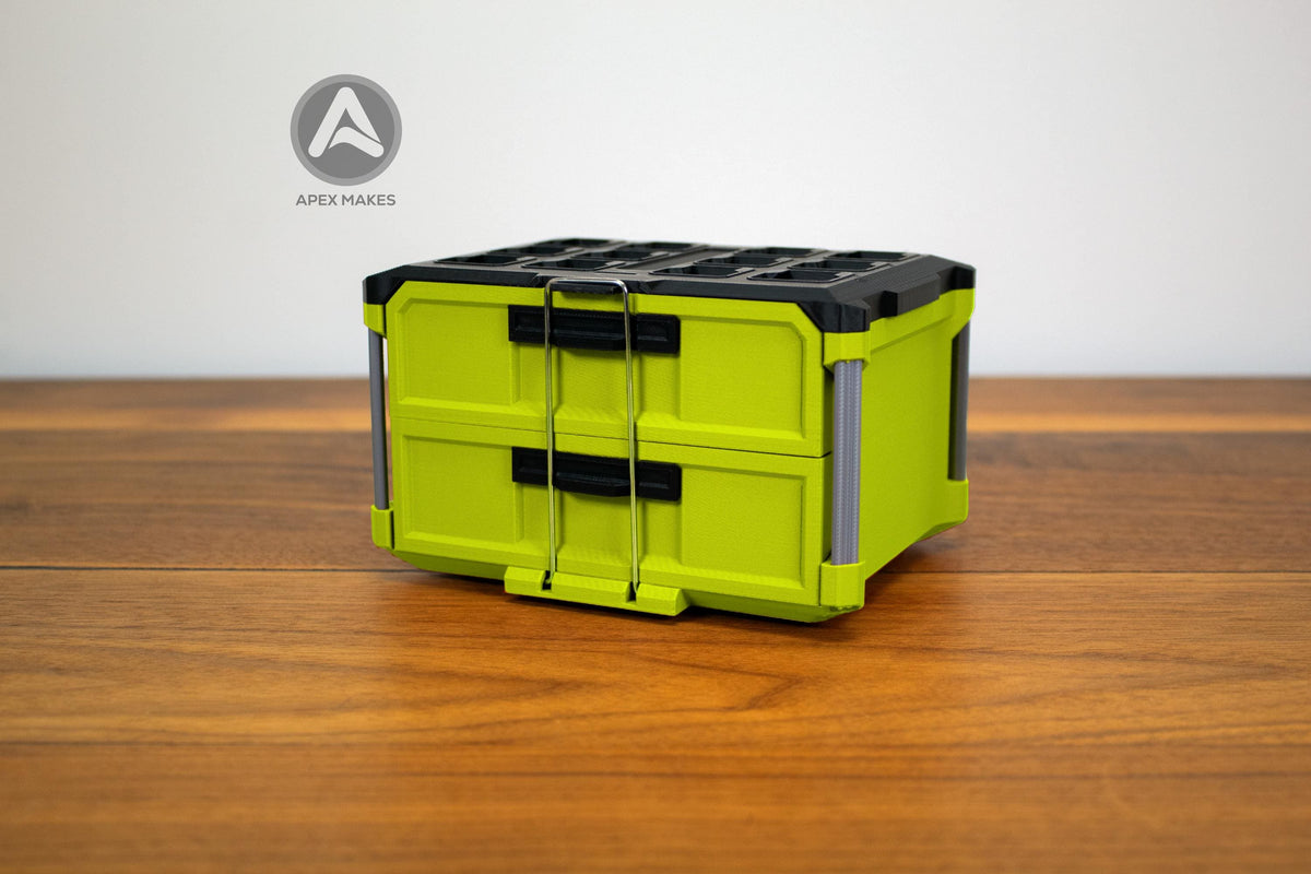 2-Drawer Mini Makewaukee Tool Box | Organizer | Packout Style